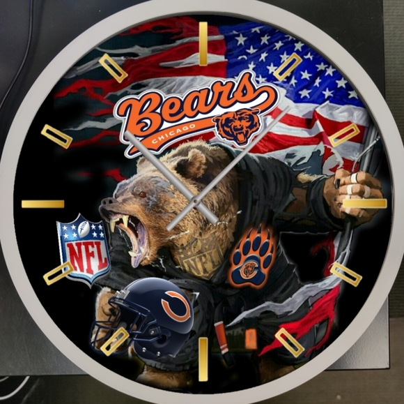 Chicago bears clock - Picture 2 of 5